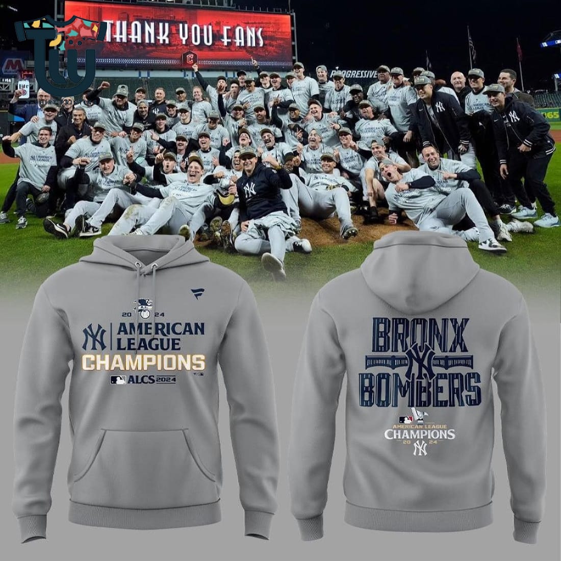 Limited Edition New York Yankees 2024 American League Champions Hoodie Limited Edition New York Yankees 2024 American League Champions Hoodie