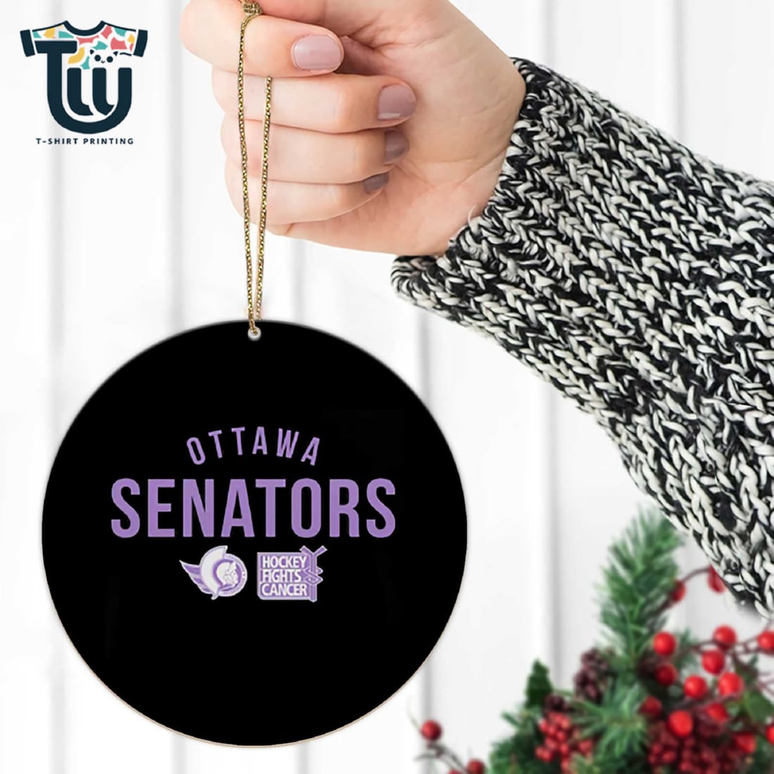 Ottawa Senators Levelwear Richmond Resilient Ornament Ottawa Senators Levelwear Richmond Resilient Ornament