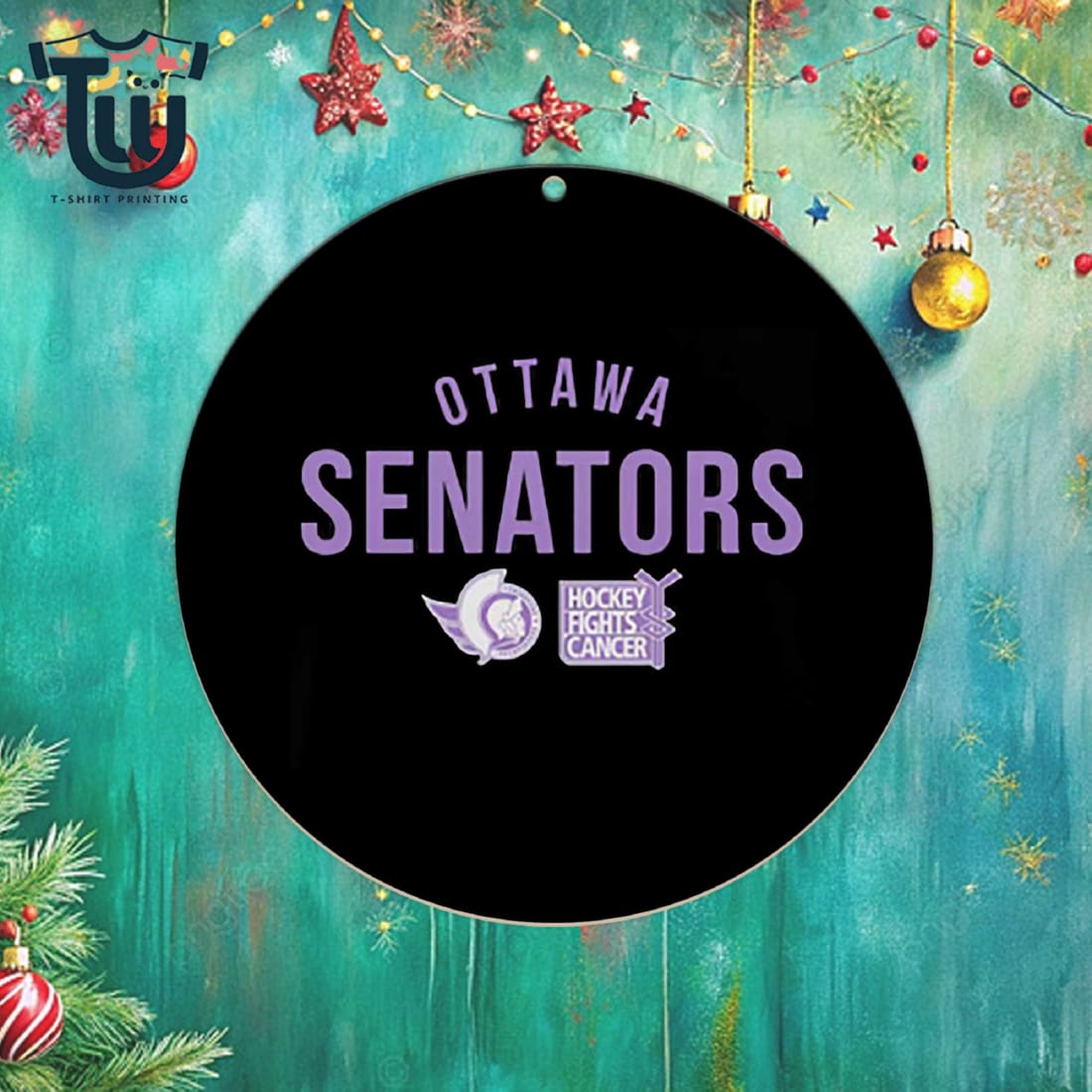 Ottawa Senators Levelwear Richmond Resilient Ornament Ottawa Senators Levelwear Richmond Resilient Ornament