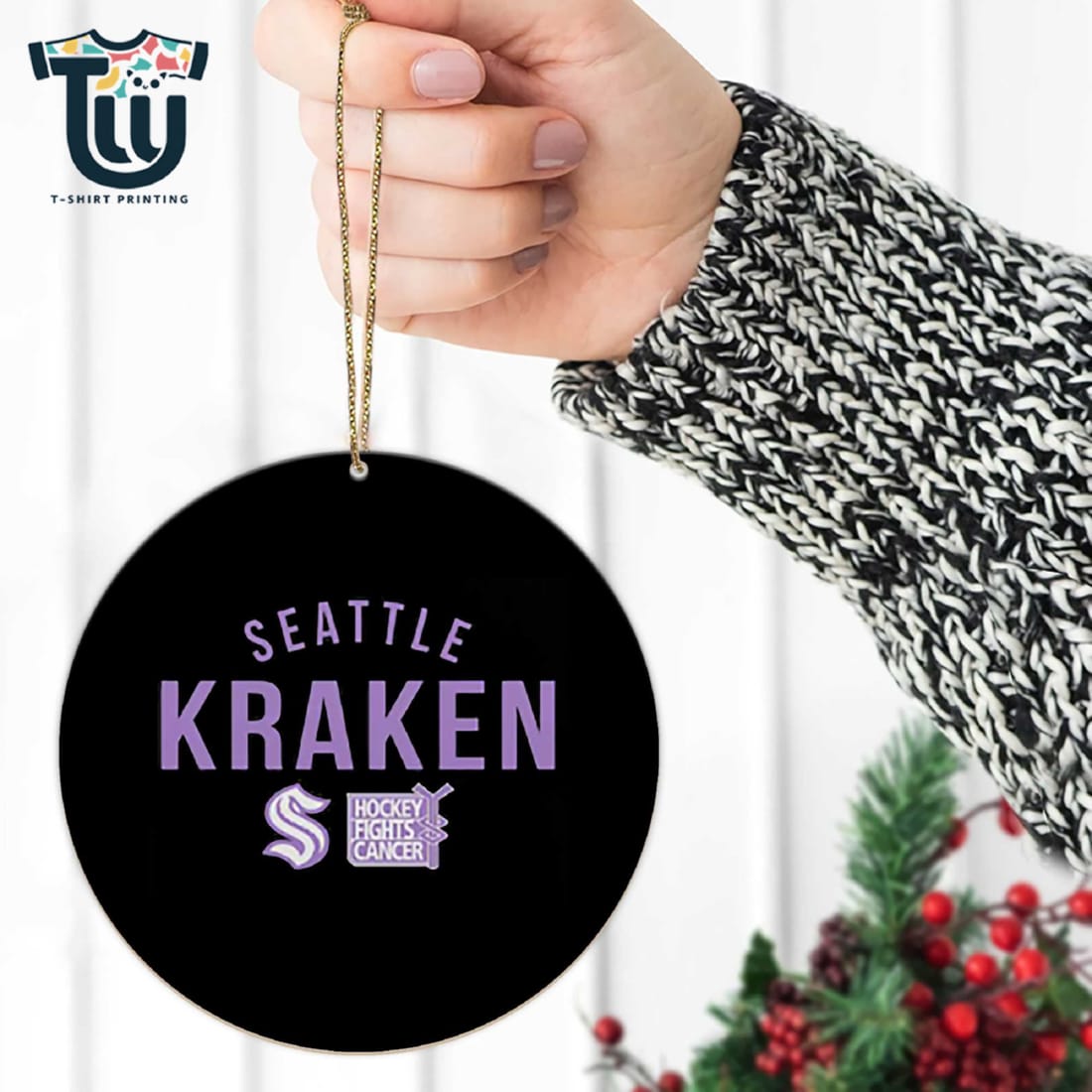 Seattle Kraken Levelwear Richmond Resilient Ornament Seattle Kraken Levelwear Richmond Resilient Ornament