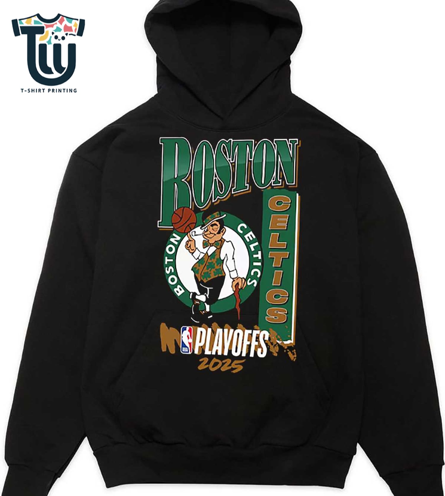 Boston Celtics Youth 2025 Nba Playoffs Hype T-shirt