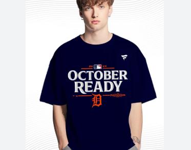 detroit tigers october baseball shirt