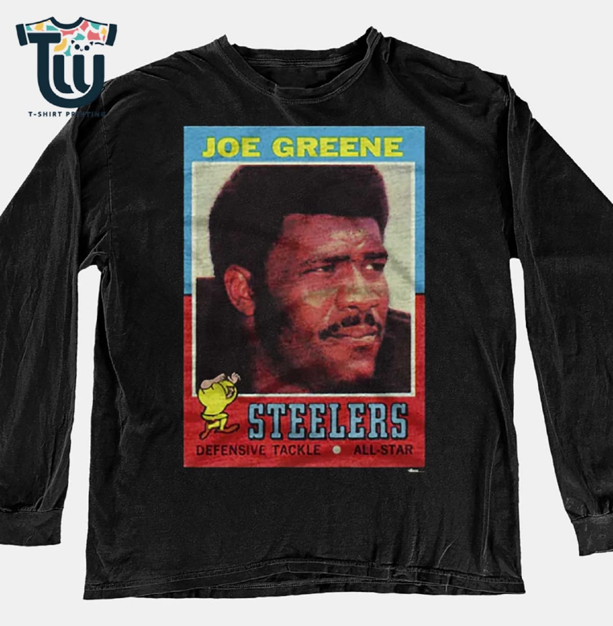 1971 Topps Football Joe Greene Steelers Shirt Sweatshirt Hoodie 1971 Topps Football Joe Greene Steelers Shirt Sweatshirt Hoodie