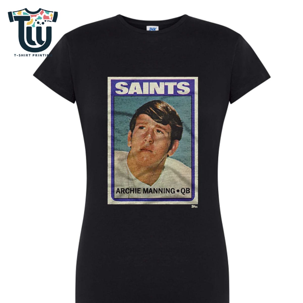 1972 Topps Football Archie Manning Saints Shirt Sweatshirt Hoodie 1972 Topps Football Archie Manning Saints Shirt Sweatshirt Hoodie