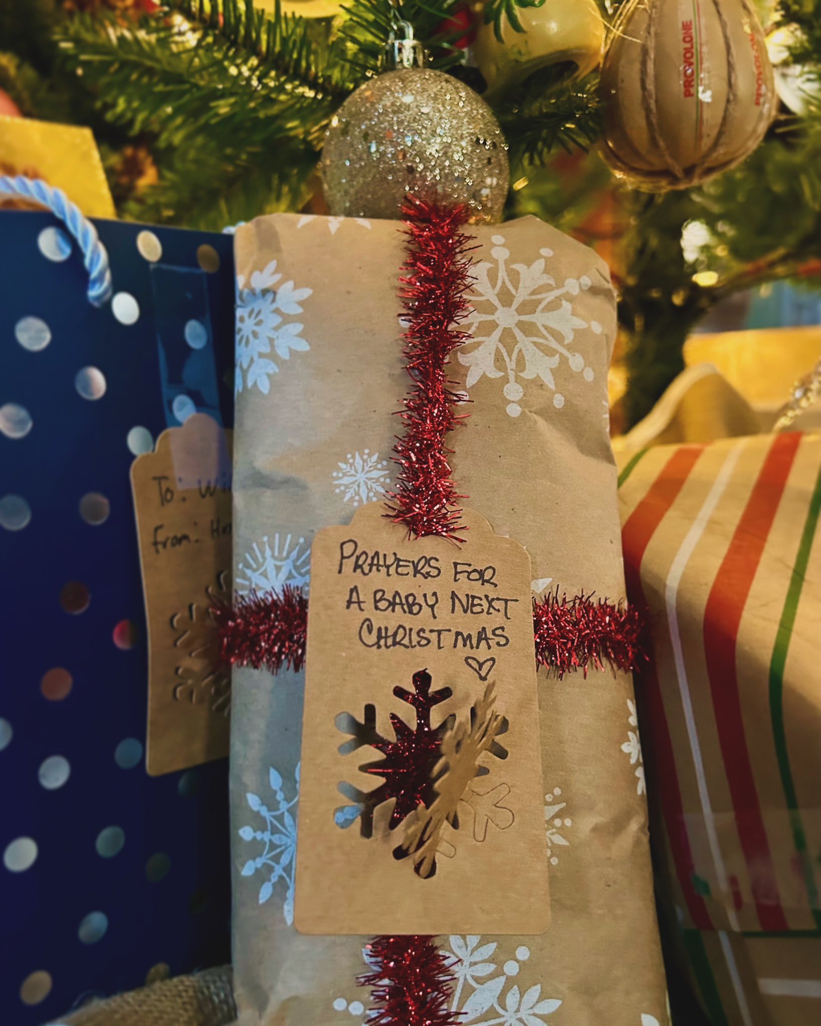 babys first christmas ornament 2025