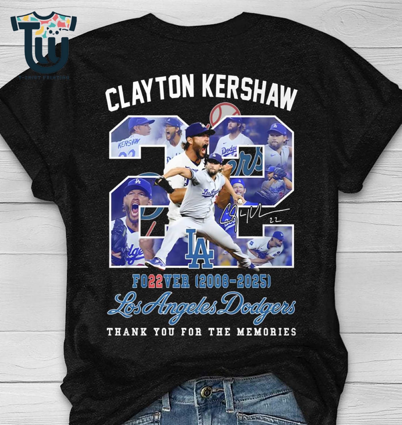 Clayton Kershaw Los Angeles Dodgers 2008-2025 Thank You For The Memories Shirt Sweatshirt Hoodie Clayton Kershaw Los Angeles Dodgers 2008-2025 Thank You For The Memories Shirt Sweatshirt Hoodie