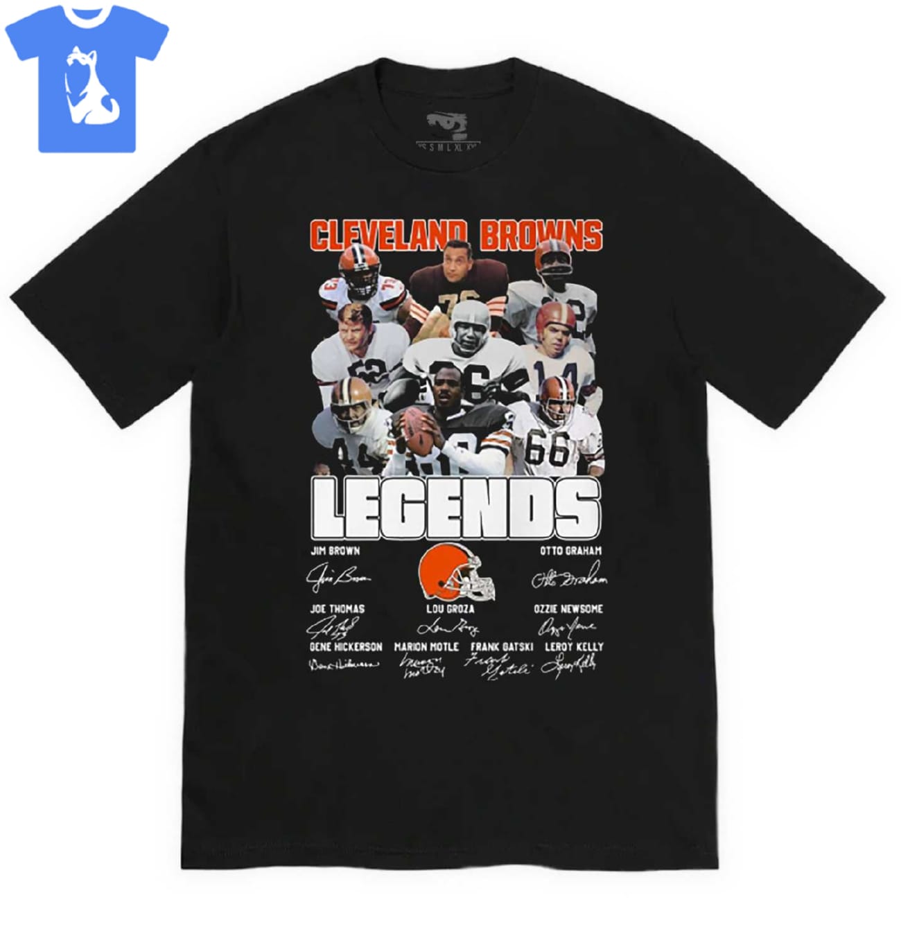 Cleveland Browns Legends Jim Brown Otto Graham Shirt Hoodie Ladies Tee Cleveland Browns Legends Jim Brown Otto Graham Shirt Hoodie Ladies Tee