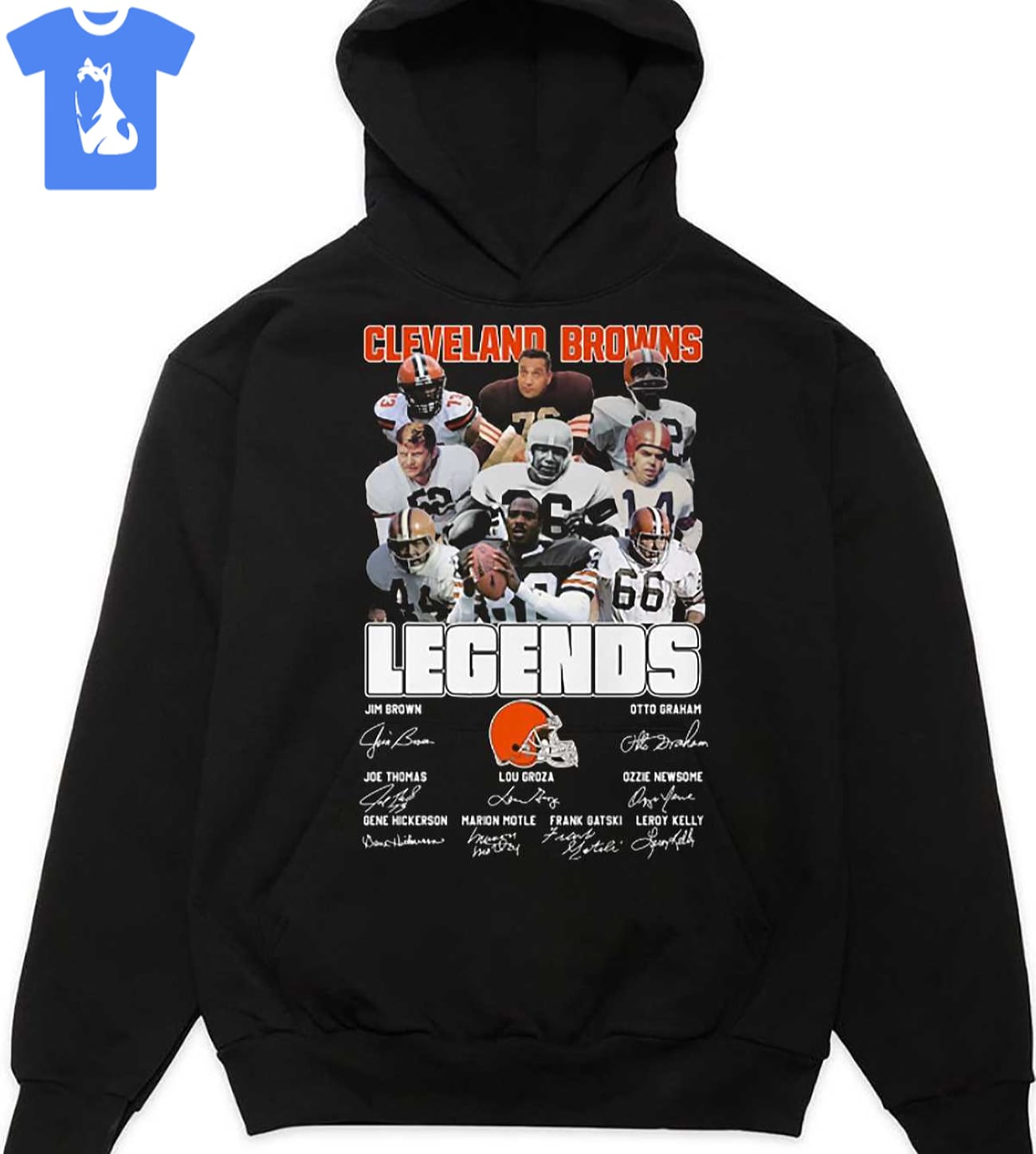 Cleveland Browns Legends Jim Brown Otto Graham Shirt Hoodie Ladies Tee Cleveland Browns Legends Jim Brown Otto Graham Shirt Hoodie Ladies Tee