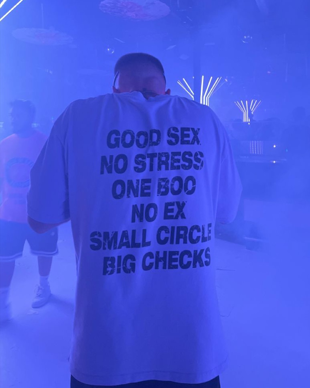 good sex no stress one boo no ex small circle big checks shirt good sex no stress one boo no ex small circle big checks shirt