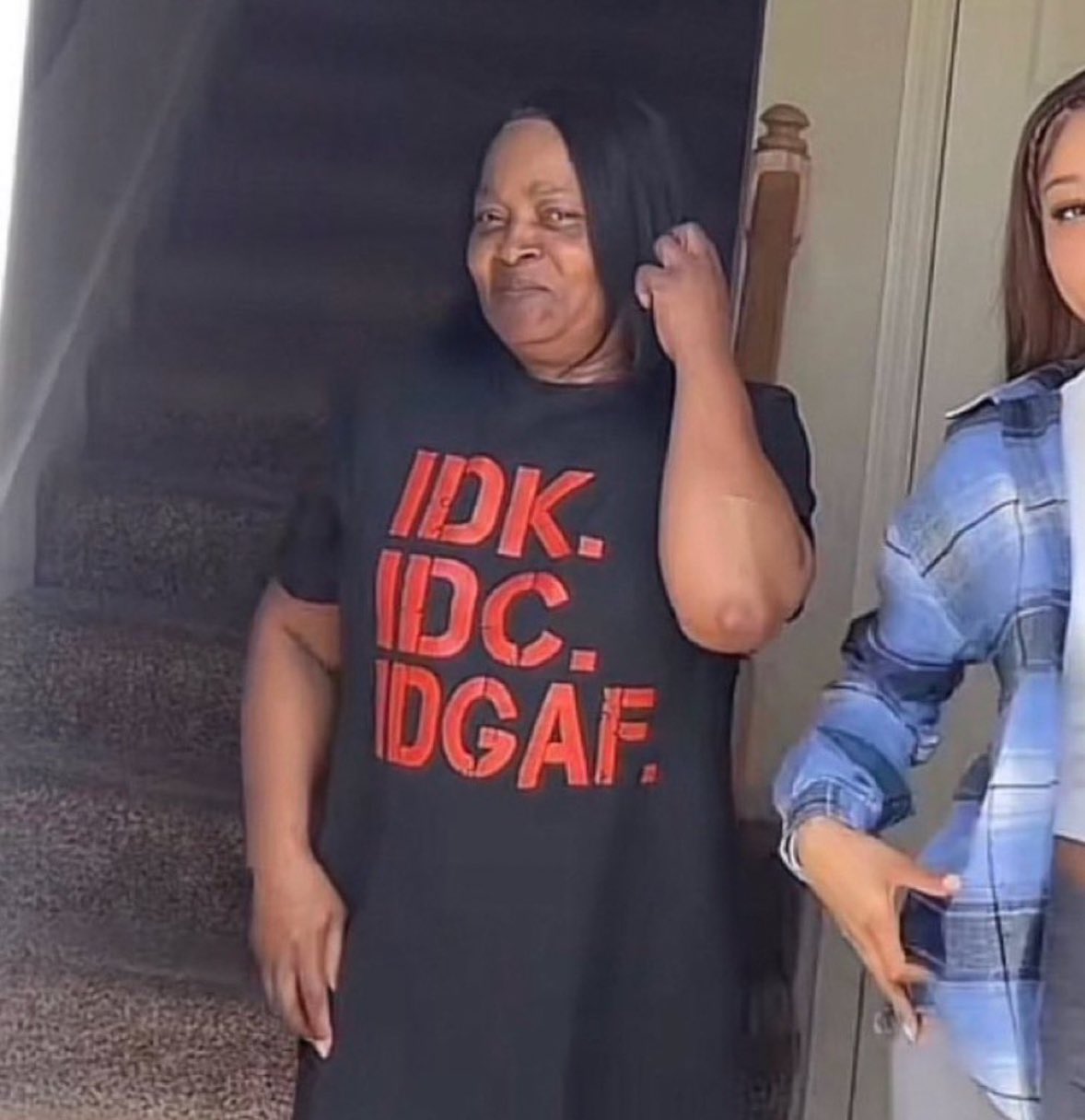 idk idc idgaf shirt meaning