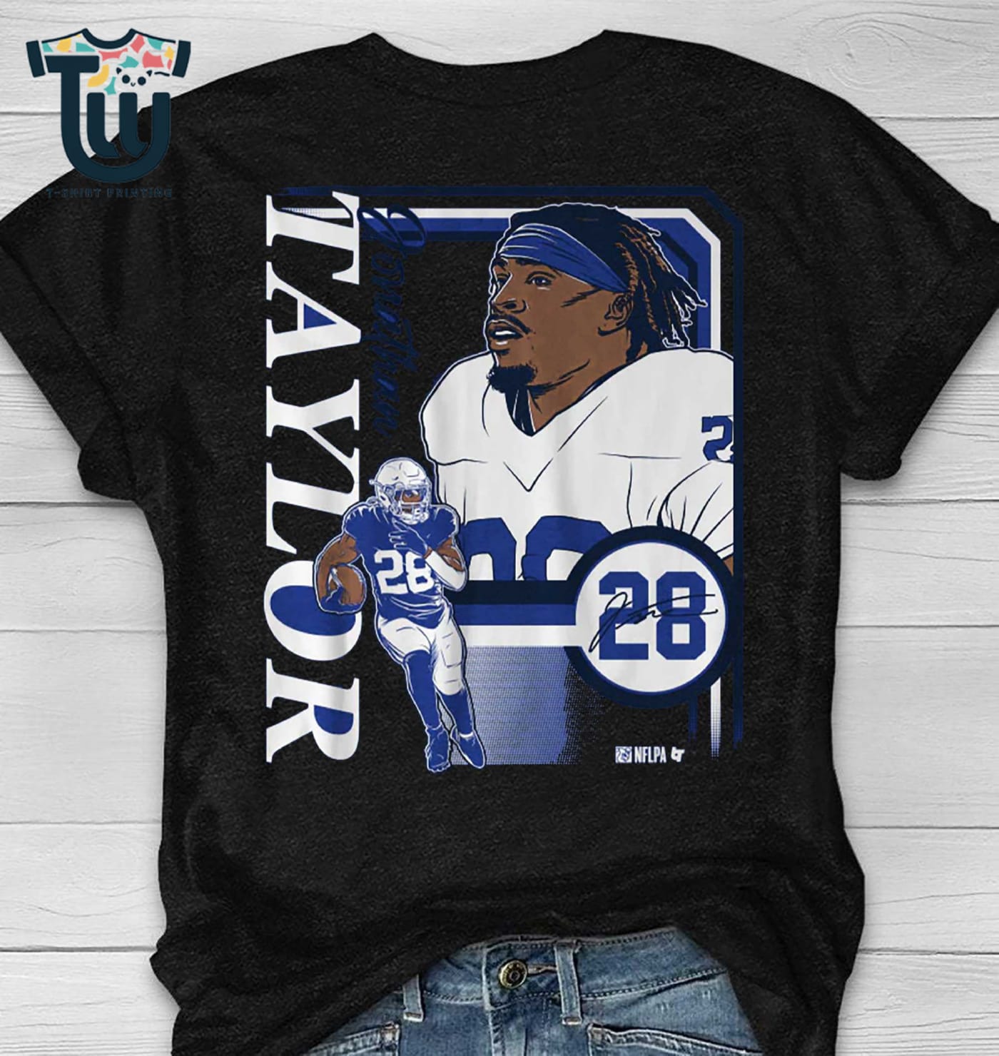 Jonathan Taylor Collage Frame T-shirt Jonathan Taylor Collage Frame T-shirt