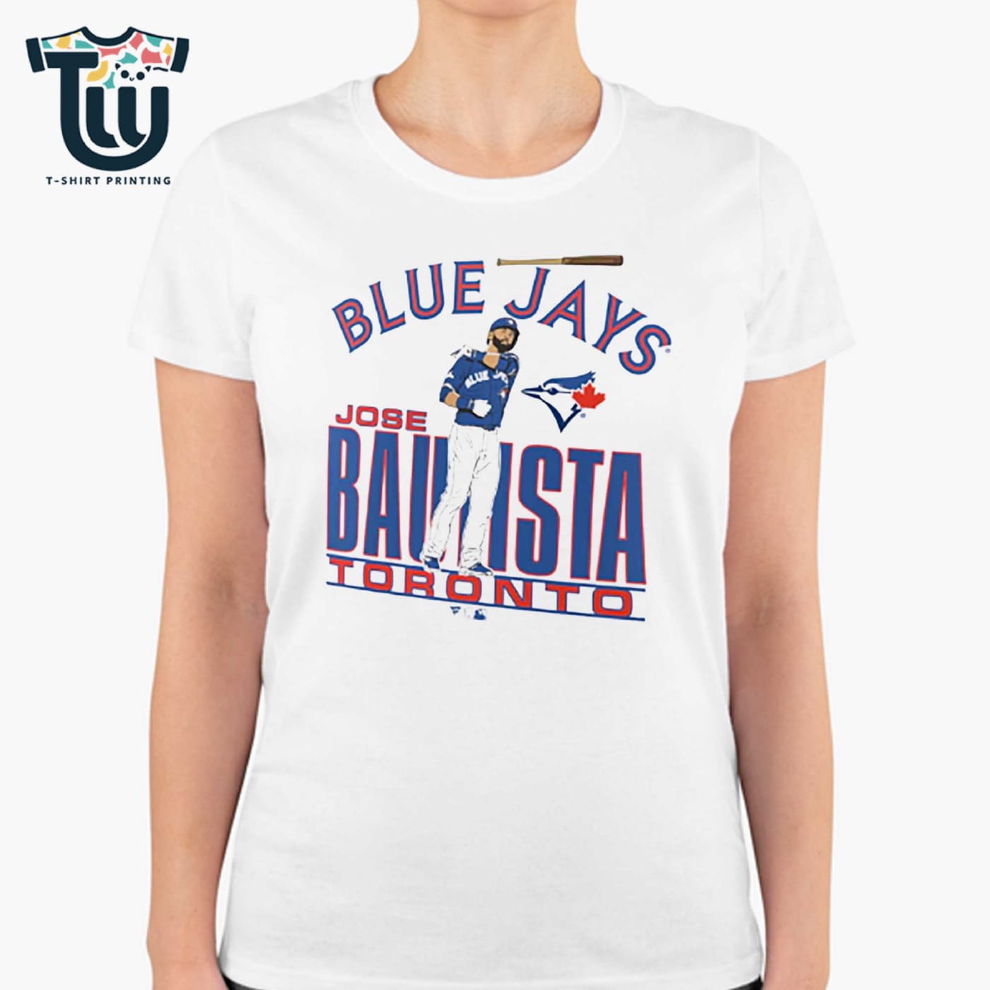 Jose Bautista Toronto Blue Jays Cooperstown Player T-shirt Jose Bautista Toronto Blue Jays Cooperstown Player T-shirt