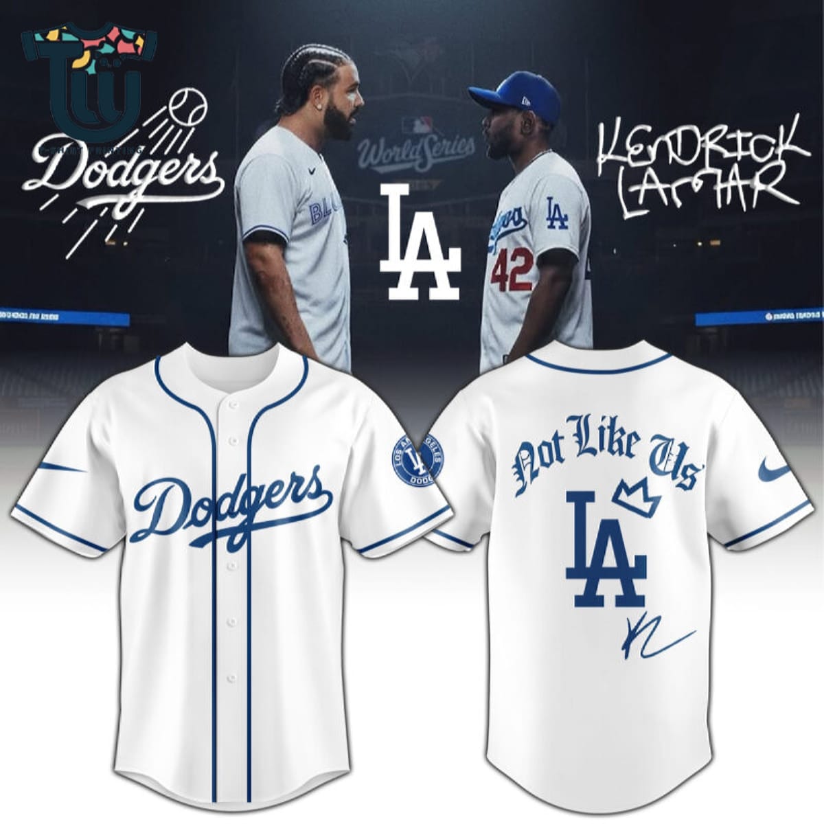 Los Angeles Dodgers Drake Edition Jersey Los Angeles Dodgers Drake Edition Jersey