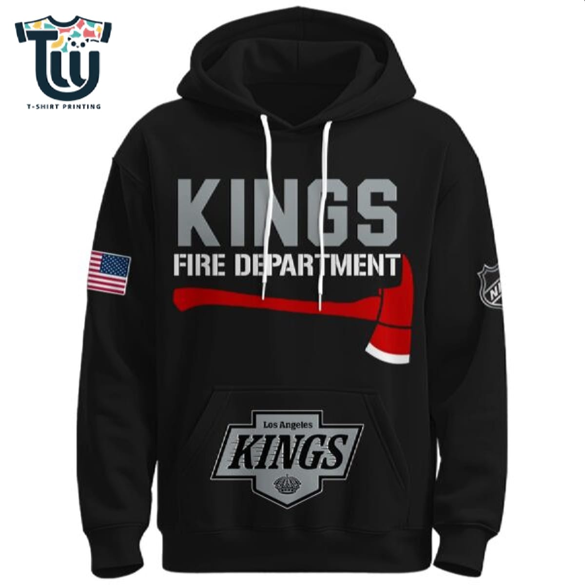 Los Angeles Kings Firefighter Tribute 2025 Hoodie