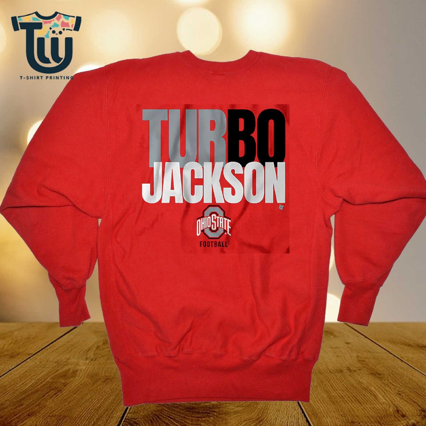 Ohio State Football Bo Jackson Turbo Shirt Long Sleeve Ladies Tee Ohio State Football Bo Jackson Turbo Shirt Long Sleeve Ladies Tee
