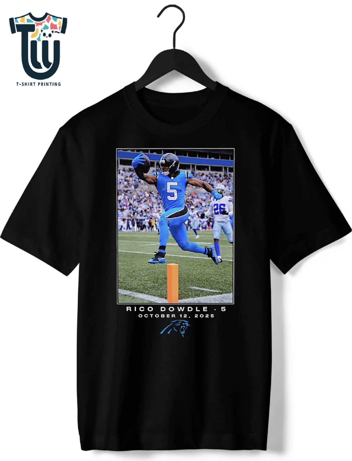 Rico Dowdle Carolina Panthers Nfl Flash Features Week 6 T-shirt Hoodie Ladies Tee Rico Dowdle Carolina Panthers Nfl Flash Features Week 6 T-shirt Hoodie Ladies Tee