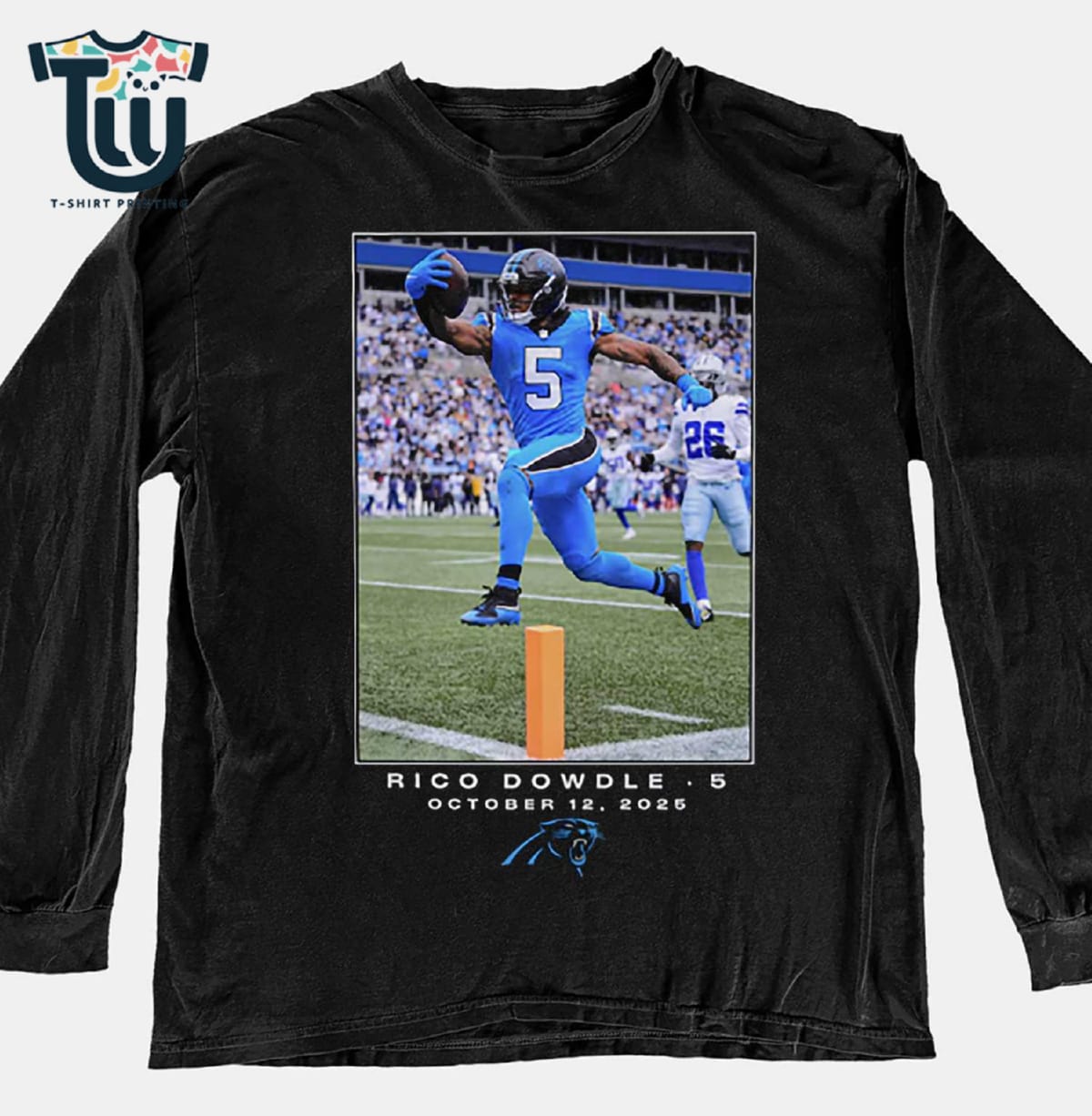 Rico Dowdle Carolina Panthers Nfl Flash Features Week 6 T-shirt Hoodie Ladies Tee Rico Dowdle Carolina Panthers Nfl Flash Features Week 6 T-shirt Hoodie Ladies Tee