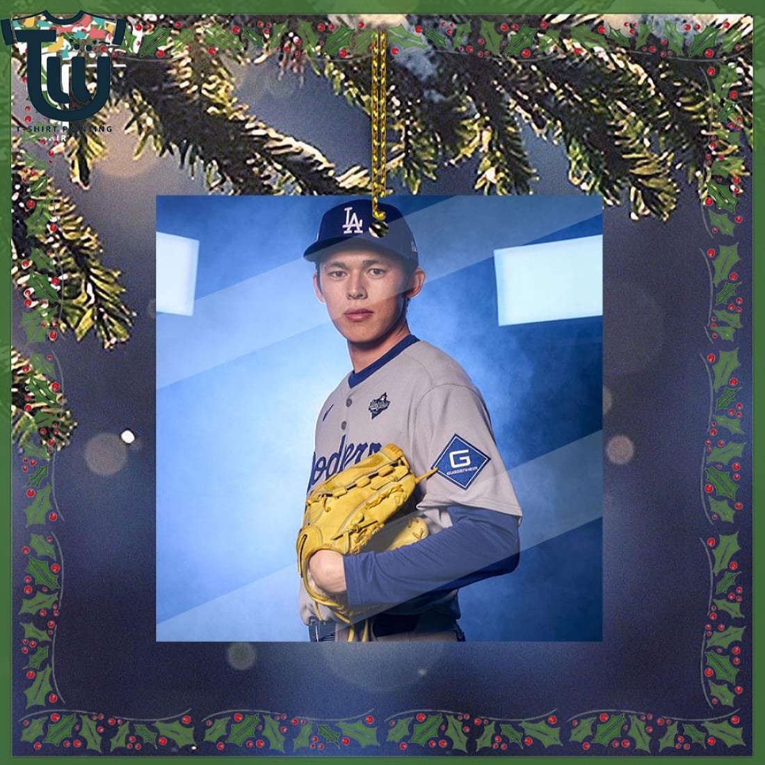Roki Sasaki Los Angeles Dodgers 2025 World Series Christmas Ornament Roki Sasaki Los Angeles Dodgers 2025 World Series Christmas Ornament