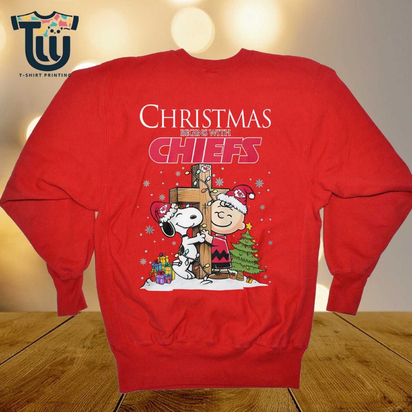 Snoopy Christmas Begins With Chiefs Shirt Sweatshirt Hoodie Snoopy Christmas Begins With Chiefs Shirt Sweatshirt Hoodie