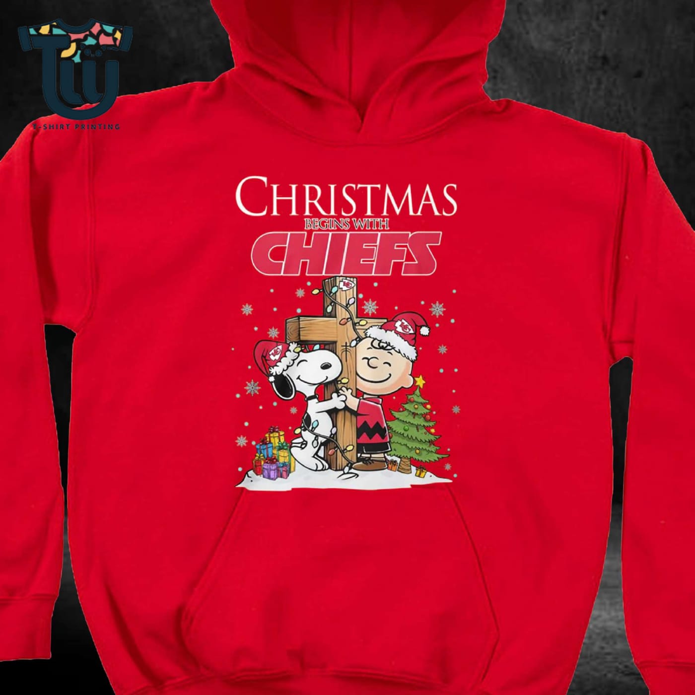 Snoopy Christmas Begins With Chiefs Shirt Sweatshirt Hoodie Snoopy Christmas Begins With Chiefs Shirt Sweatshirt Hoodie
