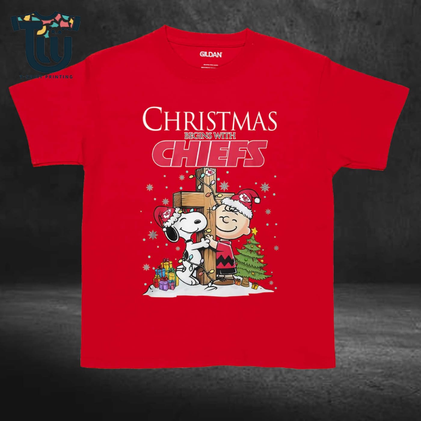 Snoopy Christmas Begins With Chiefs Shirt Sweatshirt Hoodie Snoopy Christmas Begins With Chiefs Shirt Sweatshirt Hoodie