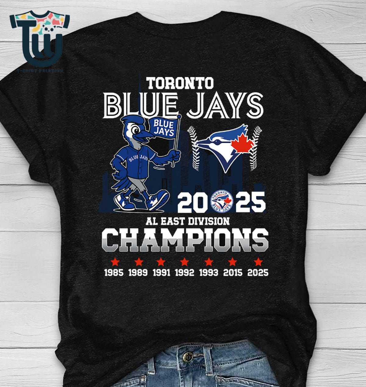Toronto Blue Jays Al East Division Champions 1985 To 2025 Shirt Hoodie Long Sleeve Toronto Blue Jays Al East Division Champions 1985 To 2025 Shirt Hoodie Long Sleeve