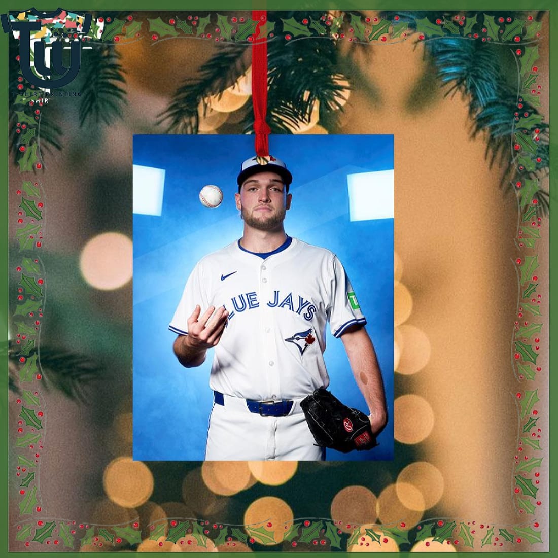 Trey Yesavage Toronto Blue Jays 2025 World Series Christmas Ornament Trey Yesavage Toronto Blue Jays 2025 World Series Christmas Ornament