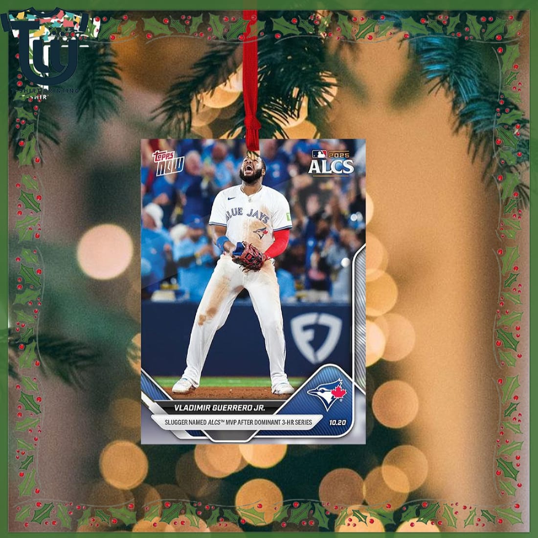 Vladimir Guerrero Jr 2025 Mlb Card Christmas Ornament Vladimir Guerrero Jr 2025 Mlb Card Christmas Ornament