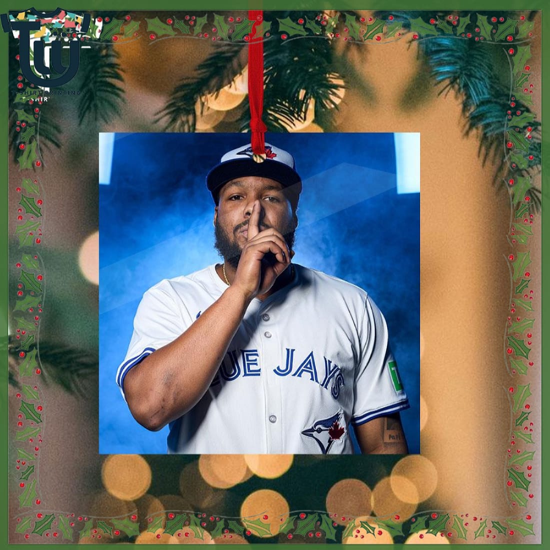 Vladimir Guerrero Jr Toronto Blue Jays 2025 World Series Christmas Ornament Vladimir Guerrero Jr Toronto Blue Jays 2025 World Series Christmas Ornament