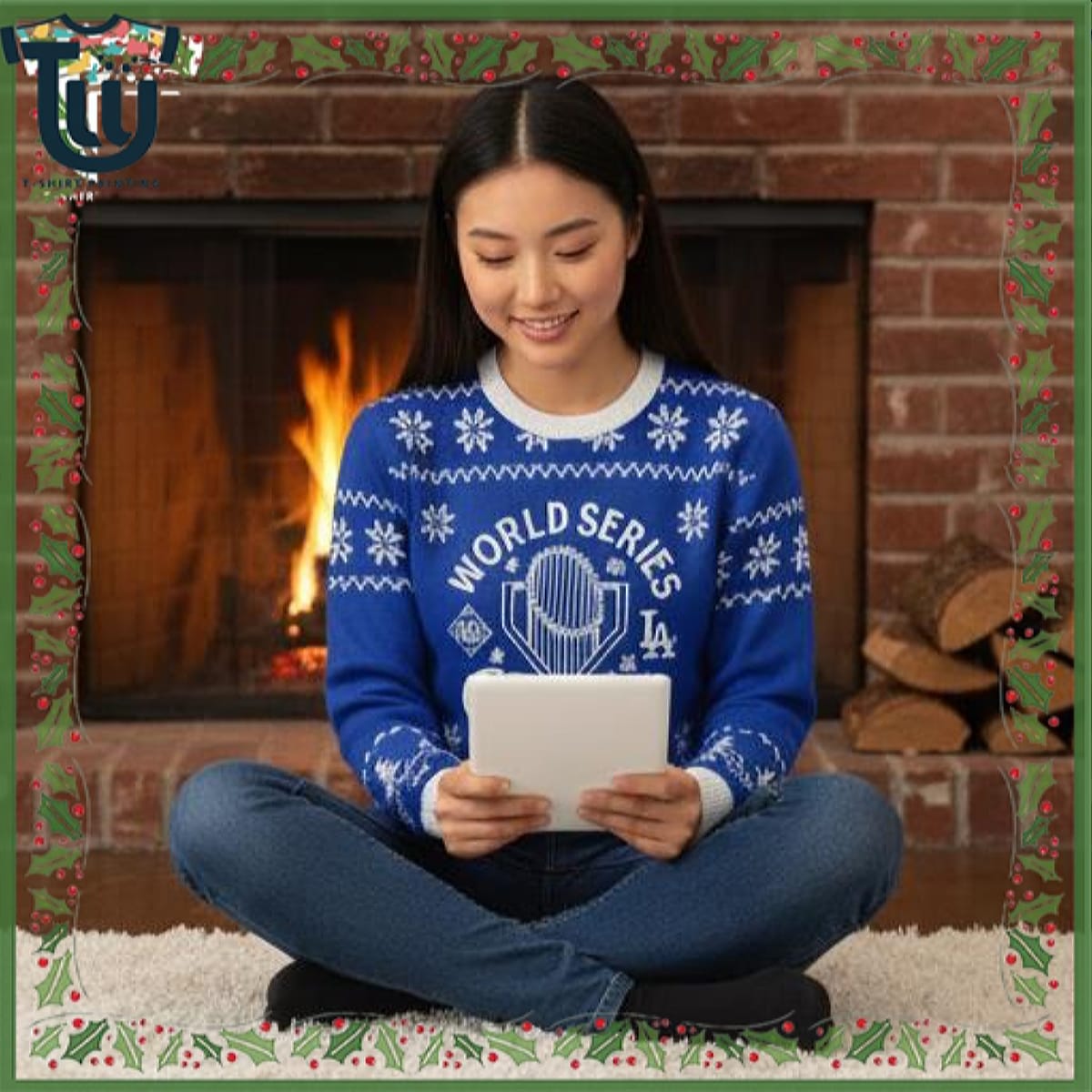 2025 Dodgers World Series We Rule October Back To Back Ugly Sweater