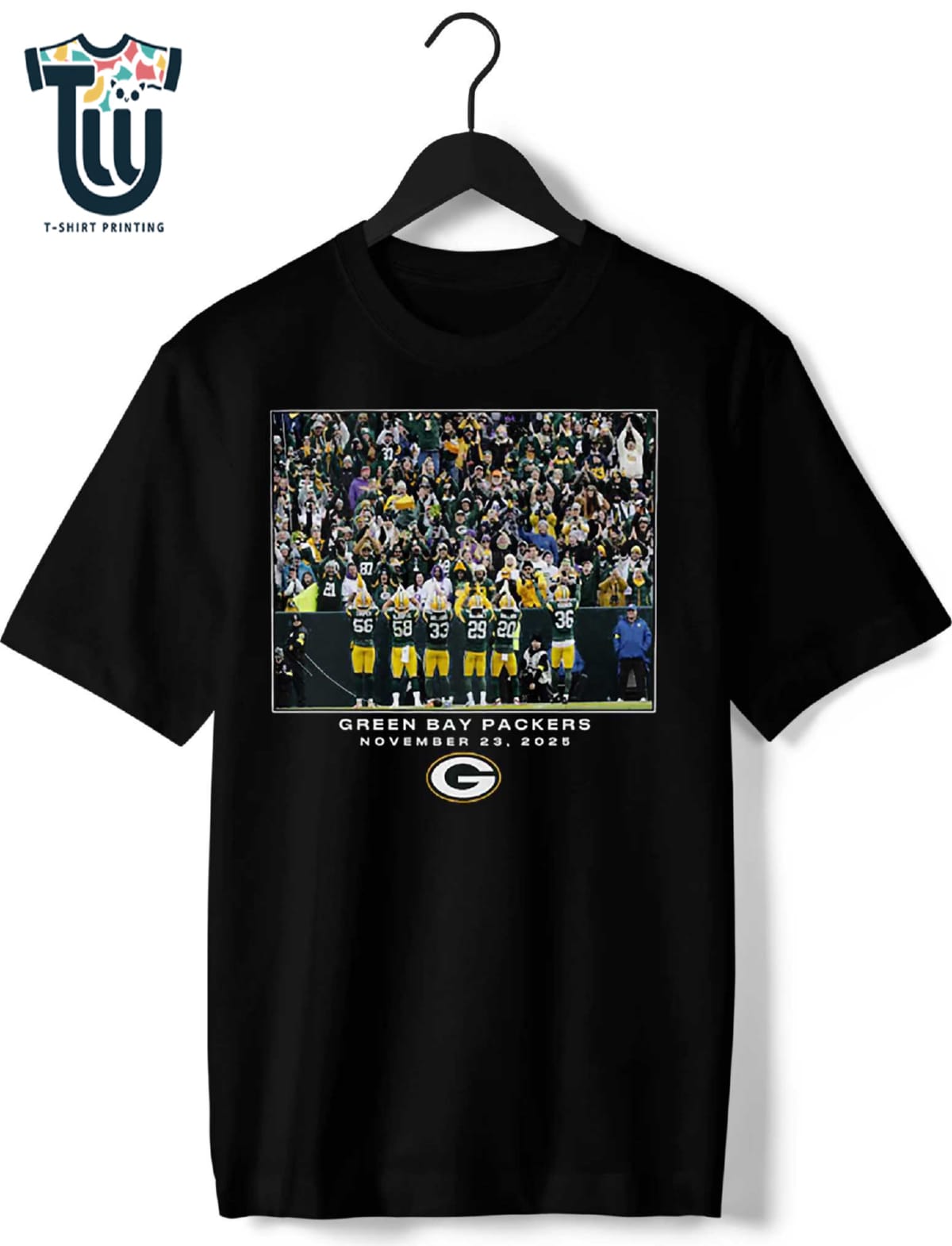 Green Bay Packers Nfl Flash Features Week 12 T-shirt