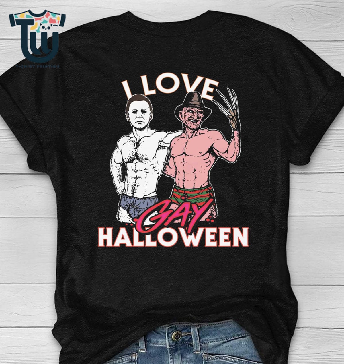 I Love Gay Halloween T-shirt I Love Gay Halloween T-shirt