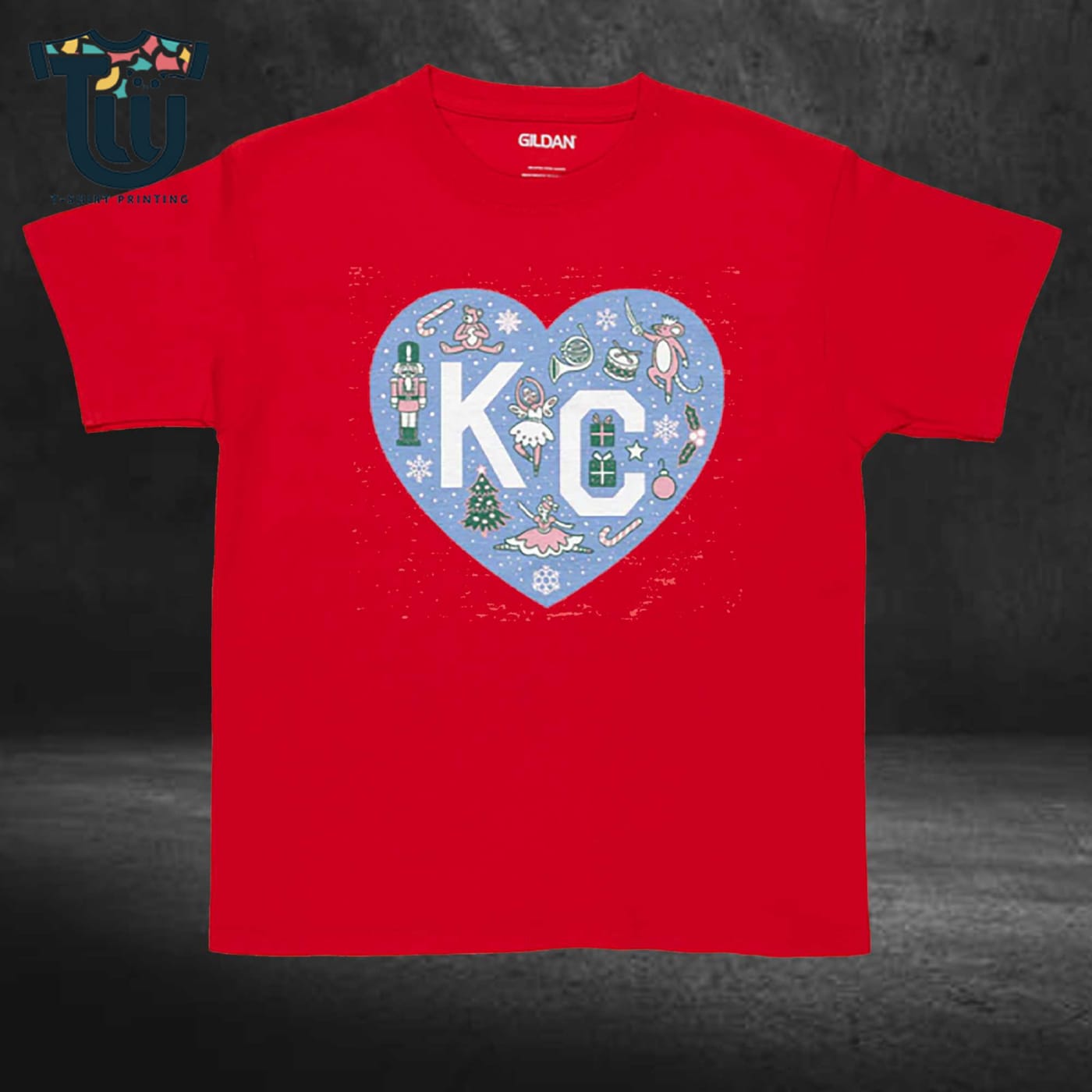 Kc Ballet Nutcracker Heart T-shirt Kc Ballet Nutcracker Heart T-shirt