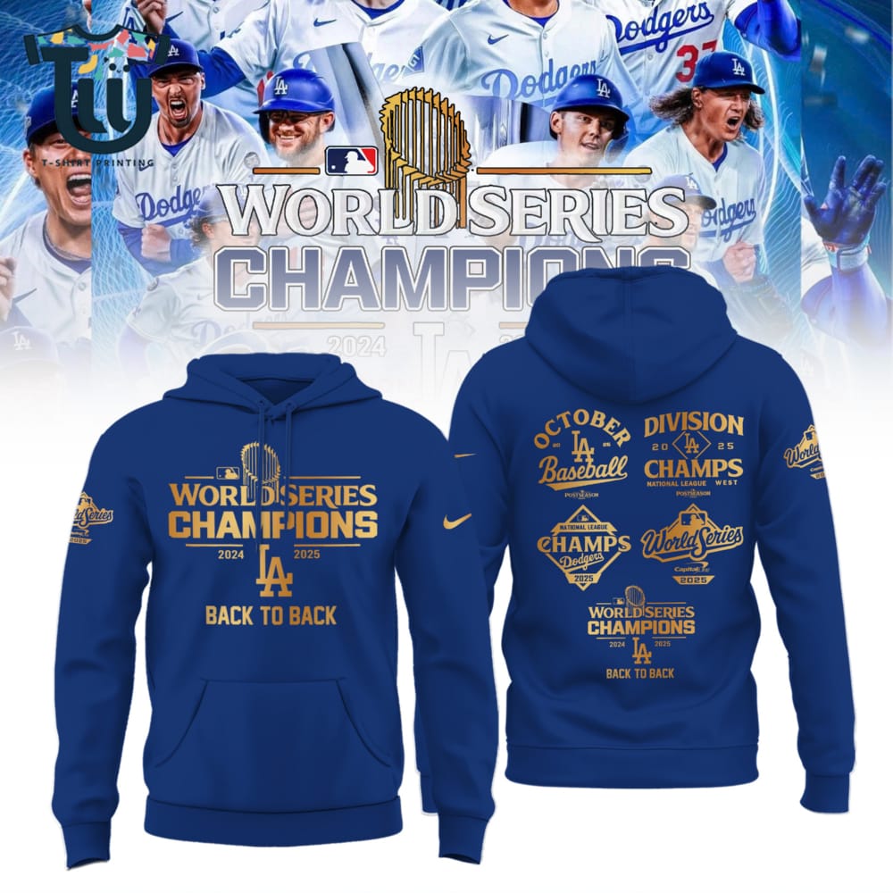 La Dodgers 2025 World Series Champions Limited Edition Hoodie La Dodgers 2025 World Series Champions Limited Edition Hoodie