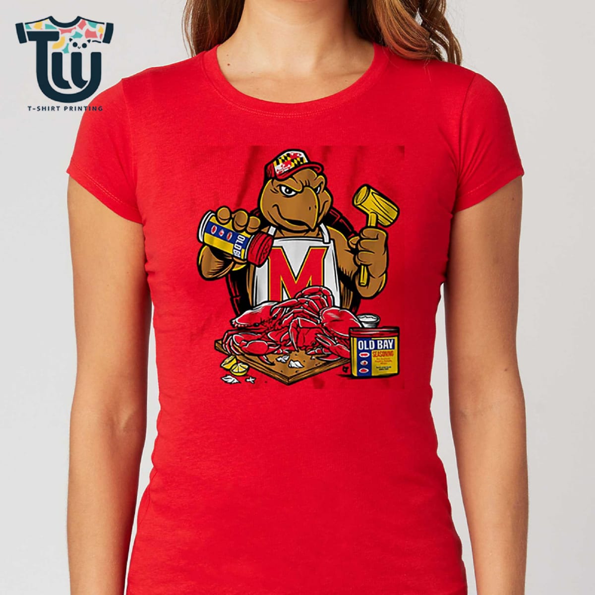 Maryland Terrapins Old Bay Crab Picking Testudo Shirt Sweatshirt Hoodie