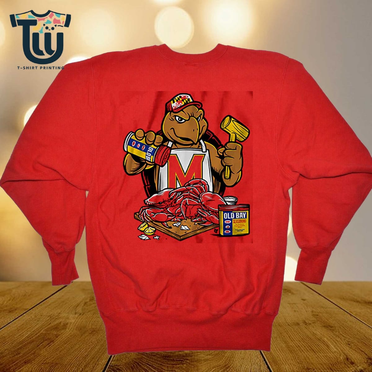 Maryland Terrapins Old Bay Crab Picking Testudo Shirt Sweatshirt Hoodie Maryland Terrapins Old Bay Crab Picking Testudo Shirt Sweatshirt Hoodie
