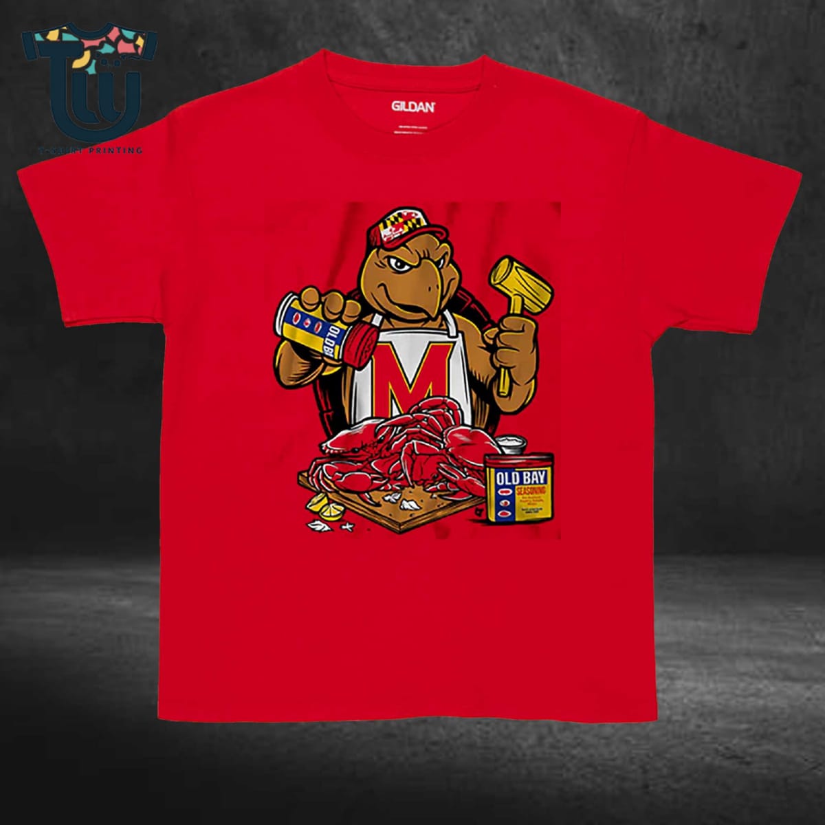 Maryland Terrapins Old Bay Crab Picking Testudo Shirt Sweatshirt Hoodie Maryland Terrapins Old Bay Crab Picking Testudo Shirt Sweatshirt Hoodie