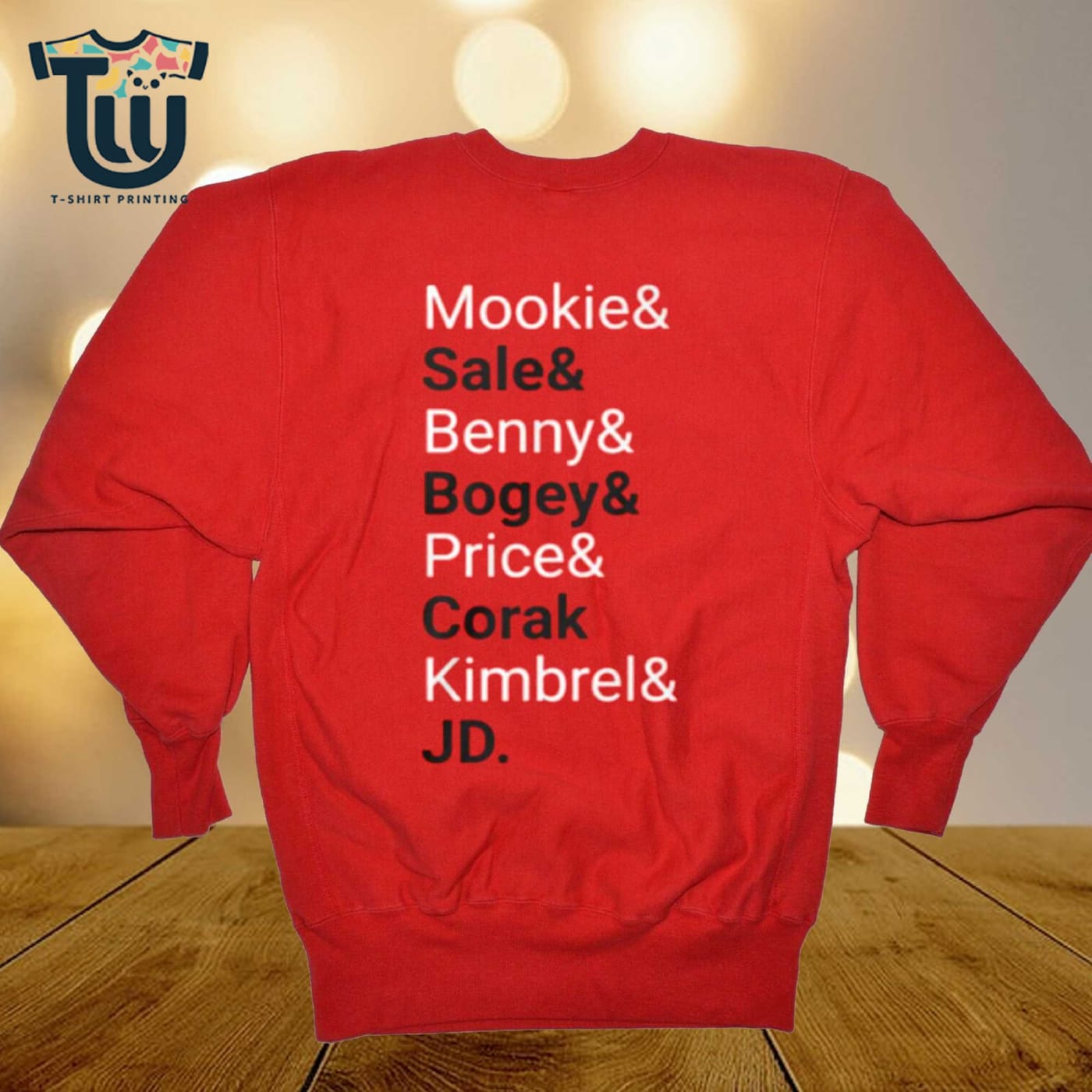 Mookie & Sale & Benny & Bogey & Price & Corak Kimbrel & Jd T-shirt Mookie & Sale & Benny & Bogey & Price & Corak Kimbrel & Jd T-shirt