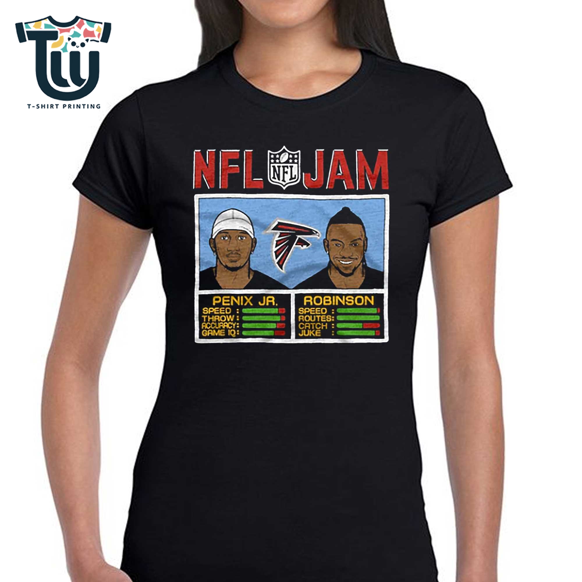 Nfl Jam Falcons Penix Jr And Robinson Shirt Sweatshirt Hoodie Nfl Jam Falcons Penix Jr And Robinson Shirt Sweatshirt Hoodie