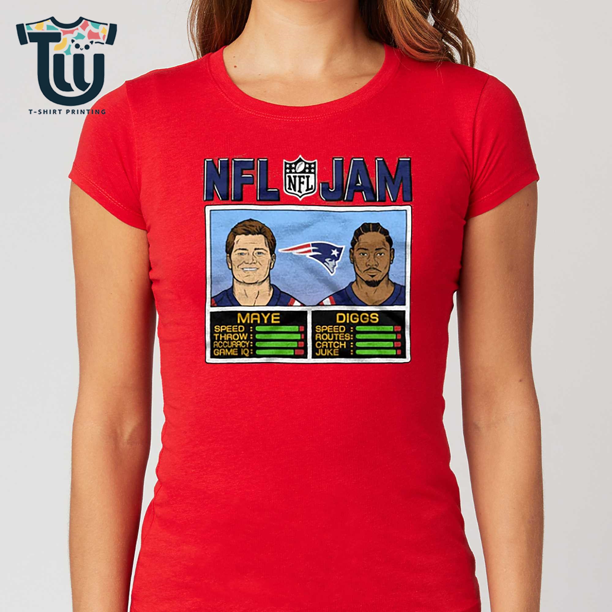 Nfl Jam Patriots Maye And Diggs Shirt Sweatshirt Hoodie