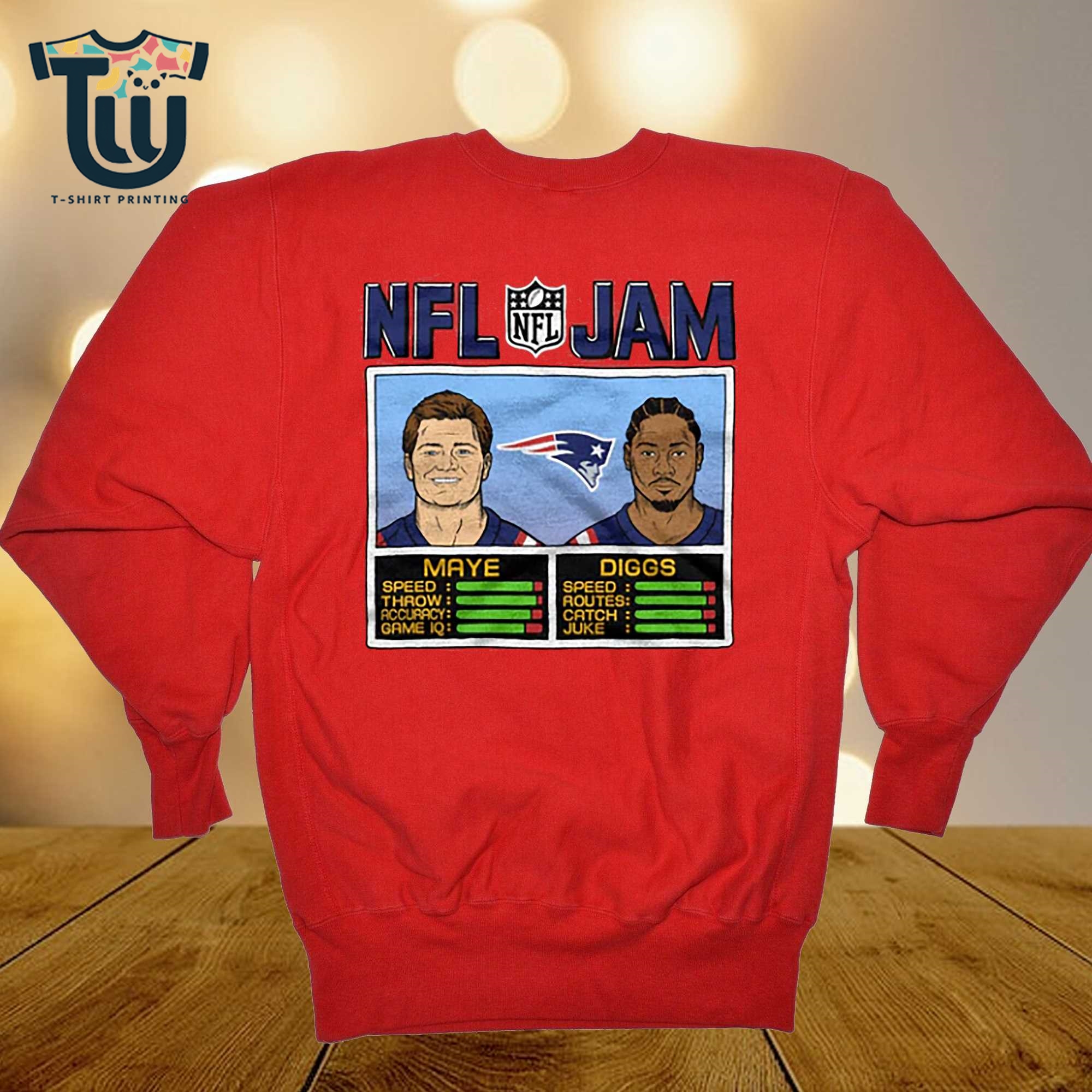 Nfl Jam Patriots Maye And Diggs Shirt Sweatshirt Hoodie Nfl Jam Patriots Maye And Diggs Shirt Sweatshirt Hoodie