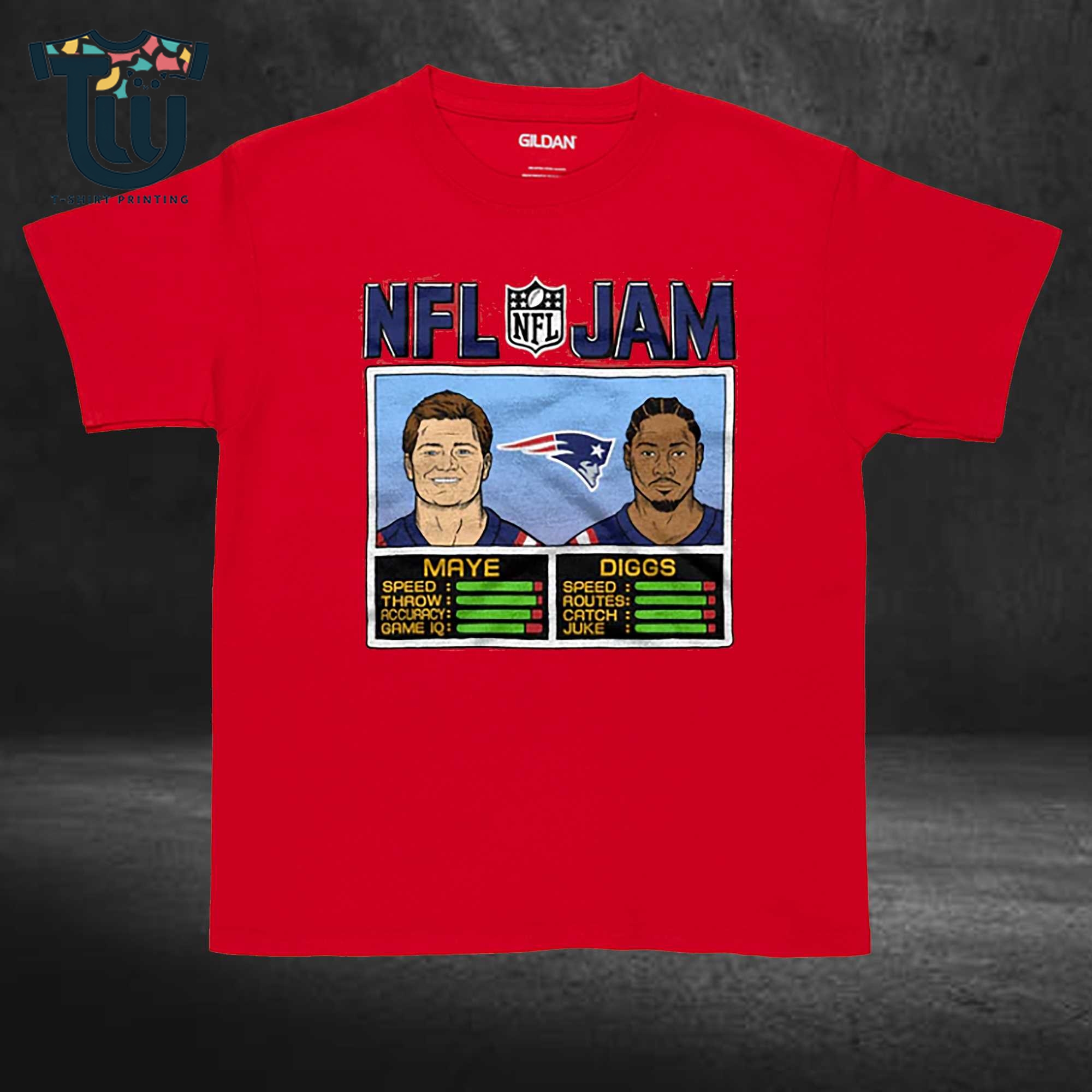 Nfl Jam Patriots Maye And Diggs Shirt Sweatshirt Hoodie Nfl Jam Patriots Maye And Diggs Shirt Sweatshirt Hoodie