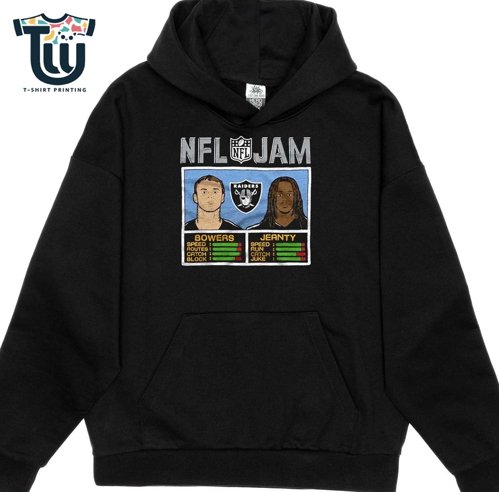 Nfl Jam Raiders Bowers And Jeanty Shirt Sweatshirt Hoodie Nfl Jam Raiders Bowers And Jeanty Shirt Sweatshirt Hoodie