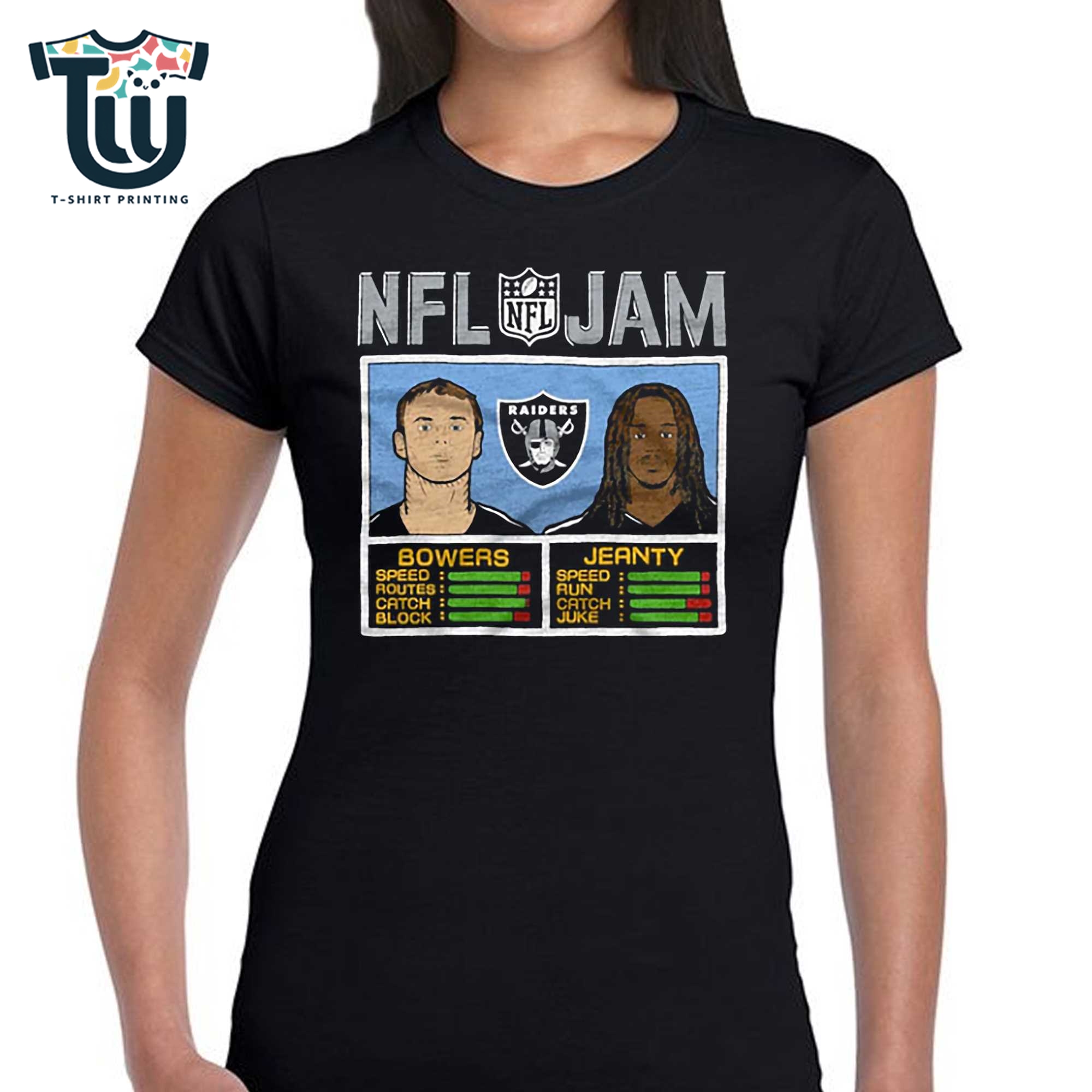 Nfl Jam Raiders Bowers And Jeanty Shirt Sweatshirt Hoodie Nfl Jam Raiders Bowers And Jeanty Shirt Sweatshirt Hoodie