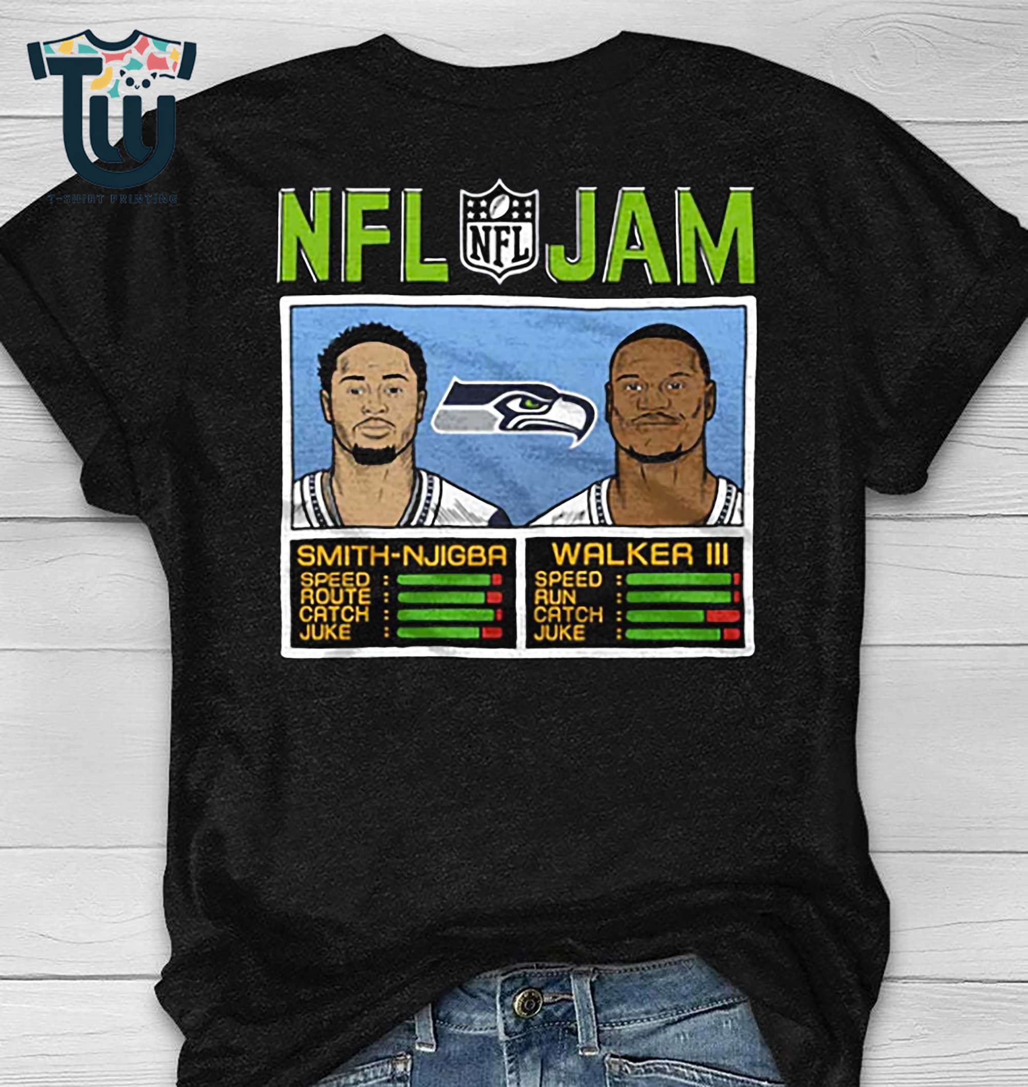 Nfl Jam Seahawks Smith-njigba And Walker Iii Shirt Sweatshirt Hoodie