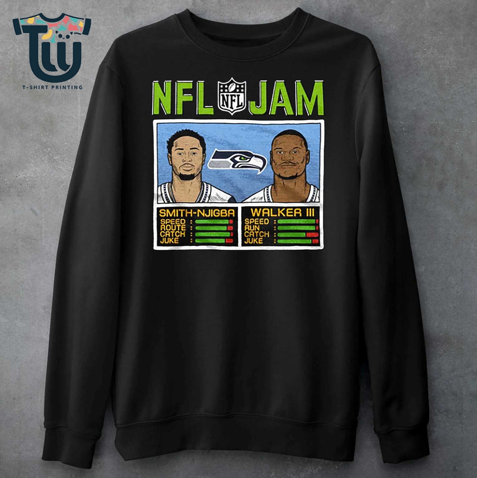 Nfl Jam Seahawks Smith-njigba And Walker Iii Shirt Sweatshirt Hoodie Nfl Jam Seahawks Smith-njigba And Walker Iii Shirt Sweatshirt Hoodie