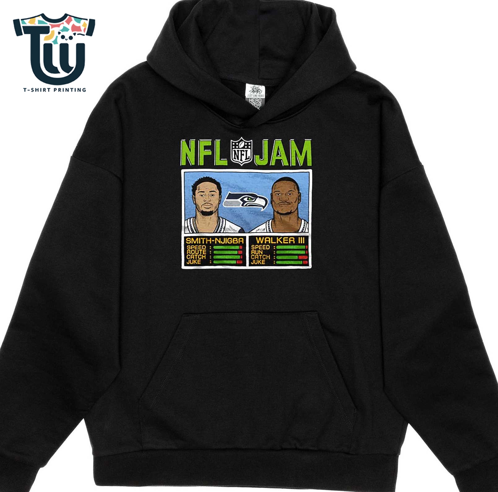 Nfl Jam Seahawks Smith-njigba And Walker Iii Shirt Sweatshirt Hoodie Nfl Jam Seahawks Smith-njigba And Walker Iii Shirt Sweatshirt Hoodie