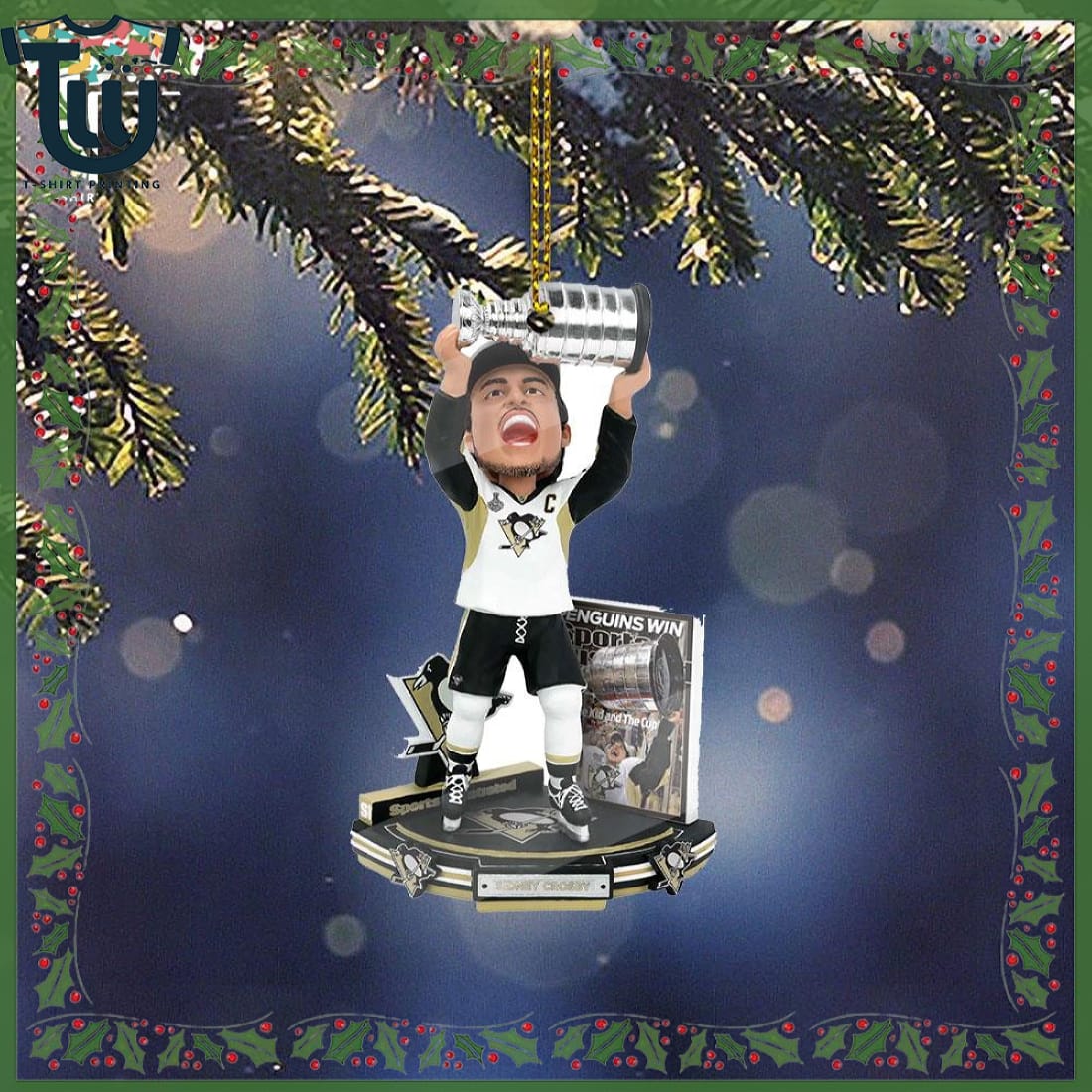 Sidney Crosby Pittsburgh Penguins The Kid And The Cup Sports Illustrated Christmas Ornament Sidney Crosby Pittsburgh Penguins The Kid And The Cup Sports Illustrated Christmas Ornament