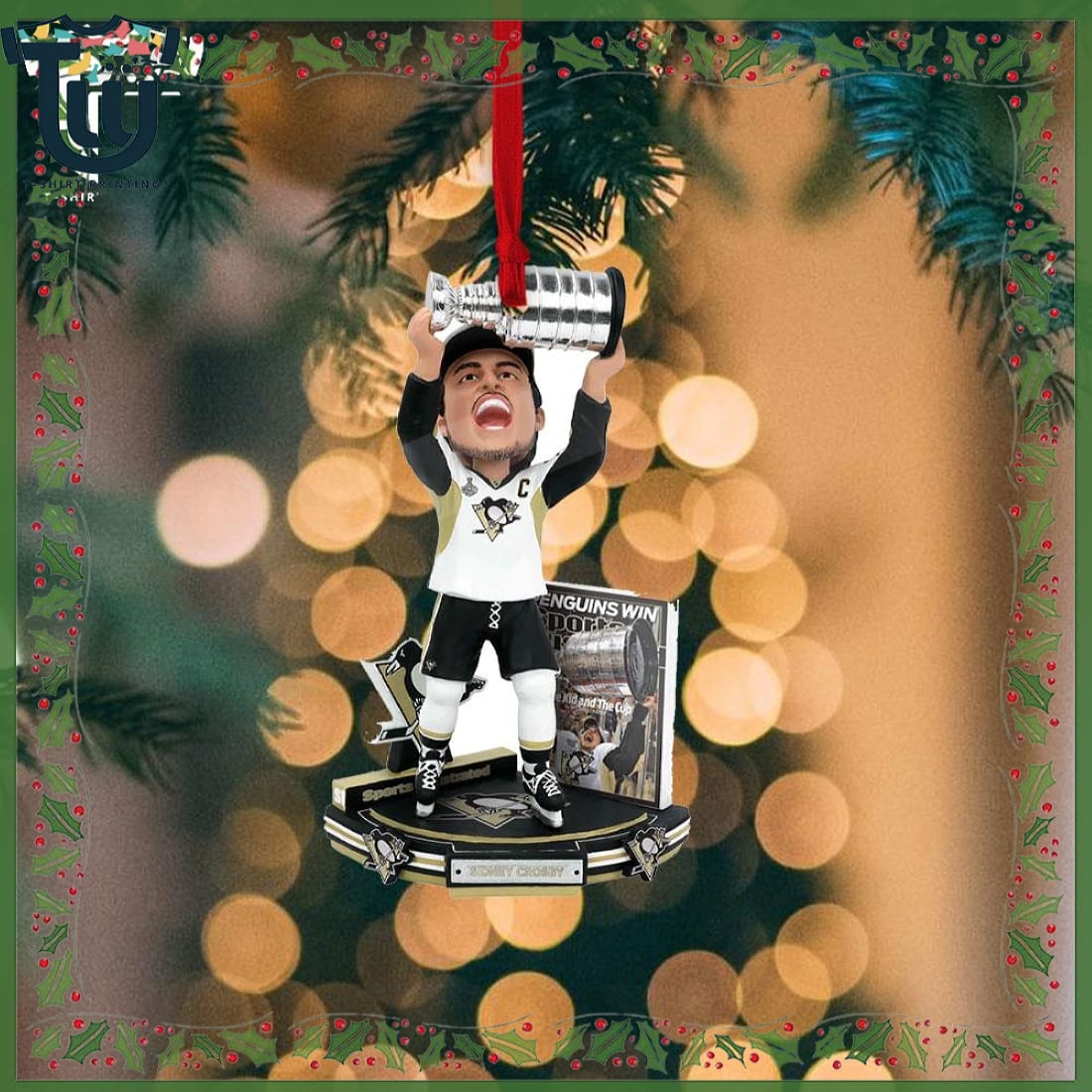 Sidney Crosby Pittsburgh Penguins The Kid And The Cup Sports Illustrated Christmas Ornament Sidney Crosby Pittsburgh Penguins The Kid And The Cup Sports Illustrated Christmas Ornament