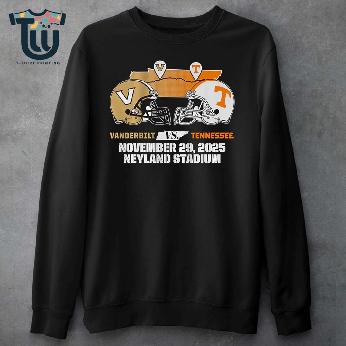 Tennessee Volunteers & Vanderbilt Commodores 2025 Matchup Shirt Sweatshirt Hoodie Tennessee Volunteers & Vanderbilt Commodores 2025 Matchup Shirt Sweatshirt Hoodie